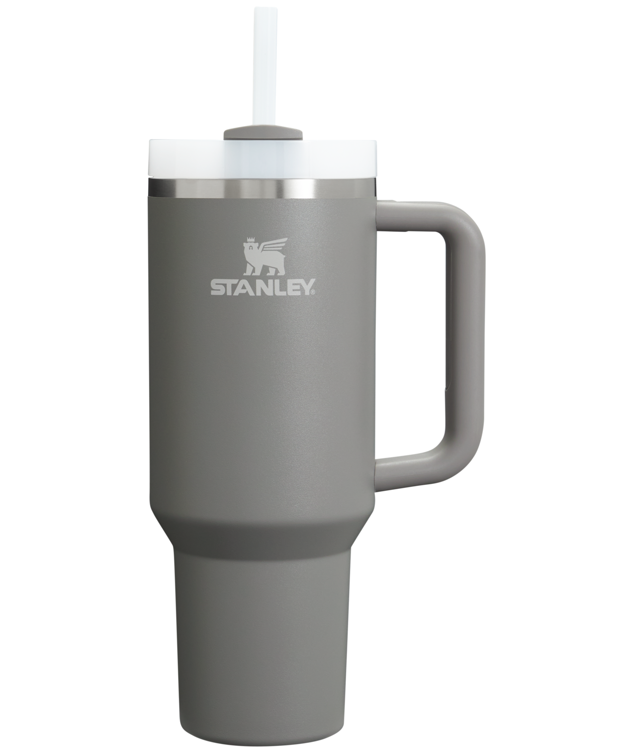 Double-Wall Vacuum The Quencher H2.0 Flowstate Tumbler  | Stanley Create D332L - Premium Stainless Steel Straw Cup for All-Day Hydration - Stone
