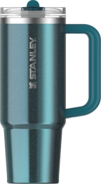 Splash-Resistant FlowState The Quencher H2.0 Flowstate Tumbler D051L - Double-Wall Vacuum Insulated Travel Tumbler with Straw Detail