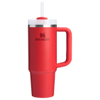 Splash-Resistant FlowState The Quencher H2.0 Flowstate Tumbler D051L - Double-Wall Vacuum Insulated Travel Tumbler with Straw - Chili Red