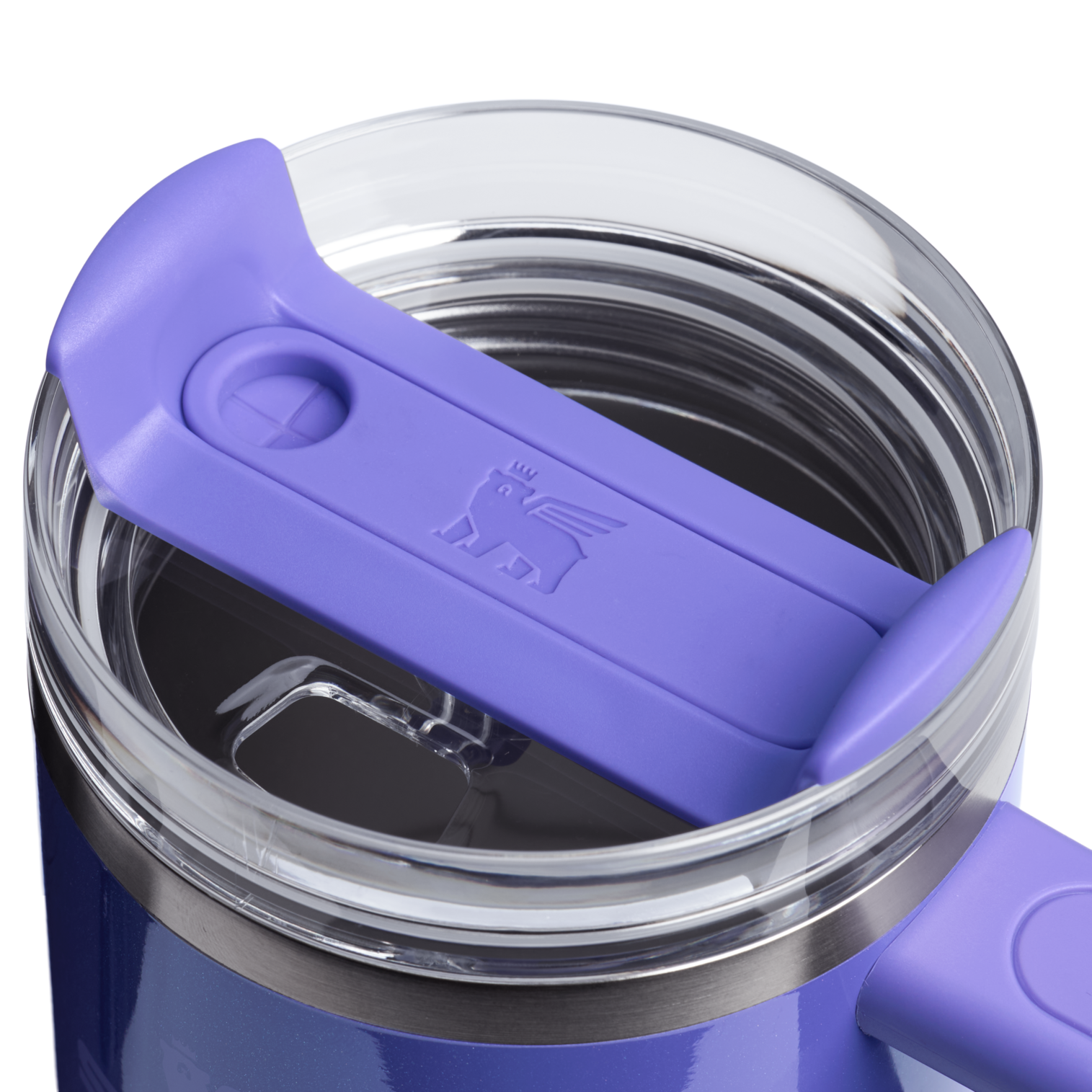 Splash-Resistant FlowState The Quencher H2.O Flowstate Tumbler | Stanley Create D274S - 40oz Large Capacity Car-Cup Friendly Quencher Detail