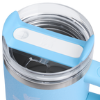 Double-Wall Vacuum The Quencher H2.O Flowstate Tumbler D251V - Double-Wall Vacuum Insulated Travel Tumbler with Straw Detail