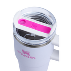 Splash-Resistant FlowState The Quencher H2.O Flowstate Tumbler with Handle | Stanley Create D309N - Premium Stainless Steel Straw Cup for All-Day Hydration Detail