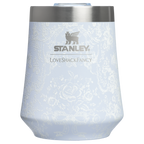 Elegant Stemless Stanley 1913 x LoveShackFancy Holiday Reserve Wine Tumbler D204X - Elegant Stemless Vacuum Insulated Wine Tumbler - Toscana Toile Alpine Blue