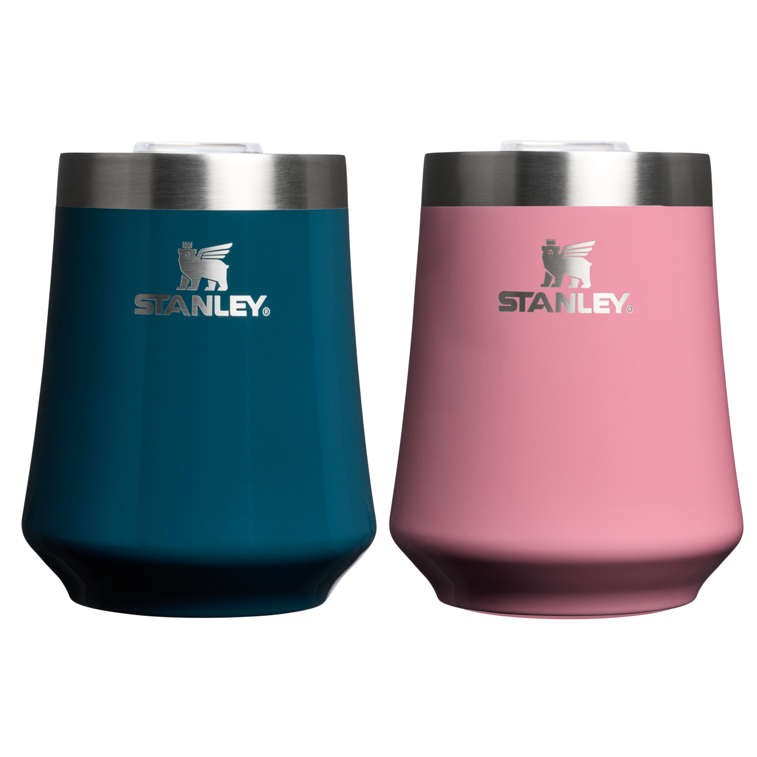 Shatterproof Luxury The Reserve Wine Tumbler | 2-pack D175D - Elegant Stemless Vacuum Insulated Wine Tumbler - Ponderosa Gloss/Port Shimmer
