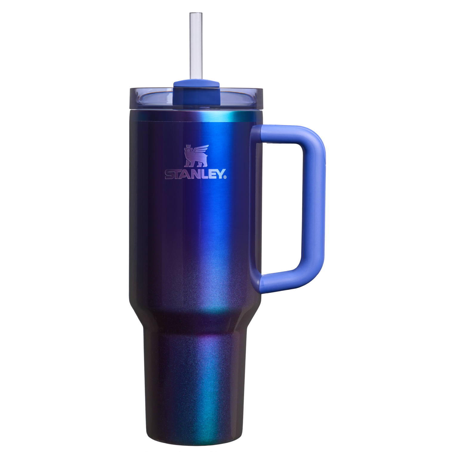 Splash-Resistant FlowState The Dream Weaver Quencher H2.0 Flowstate Tumbler D282U - 40oz Large Capacity Car-Cup Friendly Quencher - Star Shine