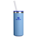 Premium All-Weather The Everyday Slim Can Cooler Cup D065Q - Julienne Series Portable Picnic Chiller Tote - Blue Sky