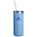Premium All-Weather The Everyday Slim Can Cooler Cup D065Q - Julienne Series Portable Picnic Chiller Tote - Blue Sky