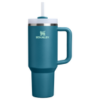 Large Capacity The Quencher H2.0 Flowstate Tumbler D050X - Double-Wall Vacuum Insulated Travel Tumbler with Straw - Coastal Teal
