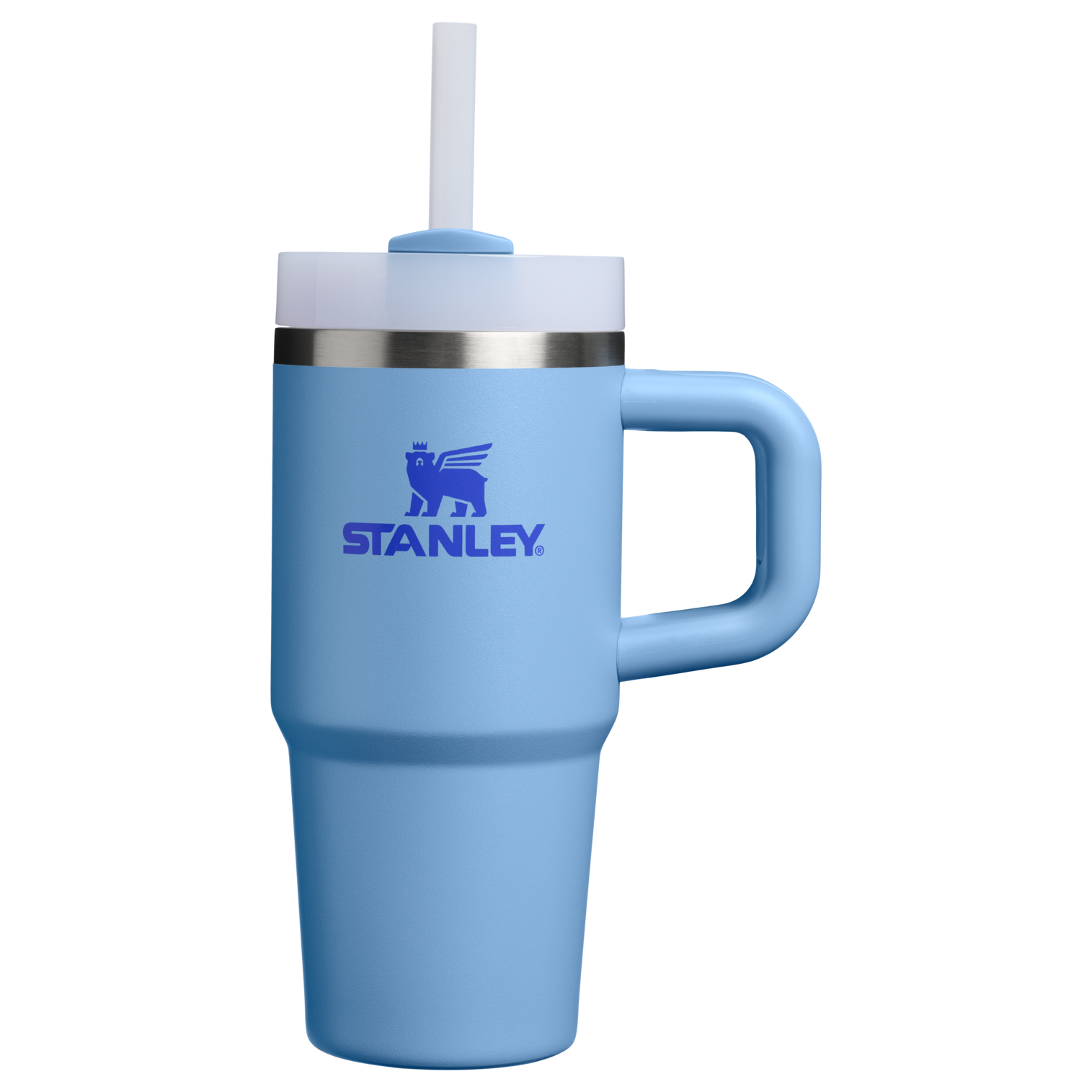 Insulated Travel The Quencher H2.O Flowstate Tumbler | Stanley Create D291F - 40oz Large Capacity Car-Cup Friendly Quencher - Blue Sky