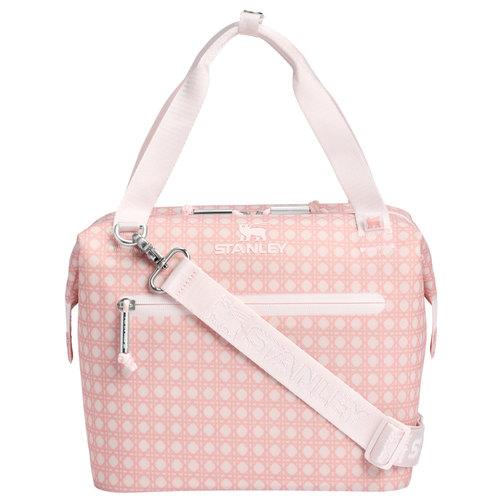 Ice-Retention The All Day Julienne Mini Cooler D349V - Leak-Proof Insulated Mini Cooler Bag for Lunch - Rose Quartz Rattan