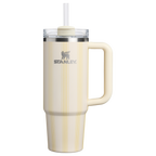 Insulated Travel The Quencher H2.0 Flowstate Tumbler D343V - FlowState 3-Position Lid Insulated Travel Mug - Cream Picnic Stripe