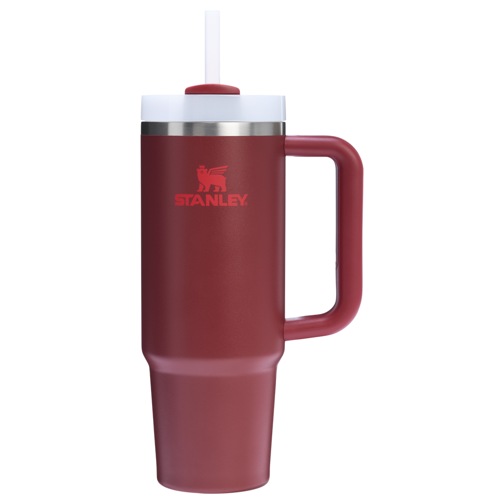 Splash-Resistant FlowState The Quencher H2.0 Flowstate Tumbler D051L - Double-Wall Vacuum Insulated Travel Tumbler with Straw Detail