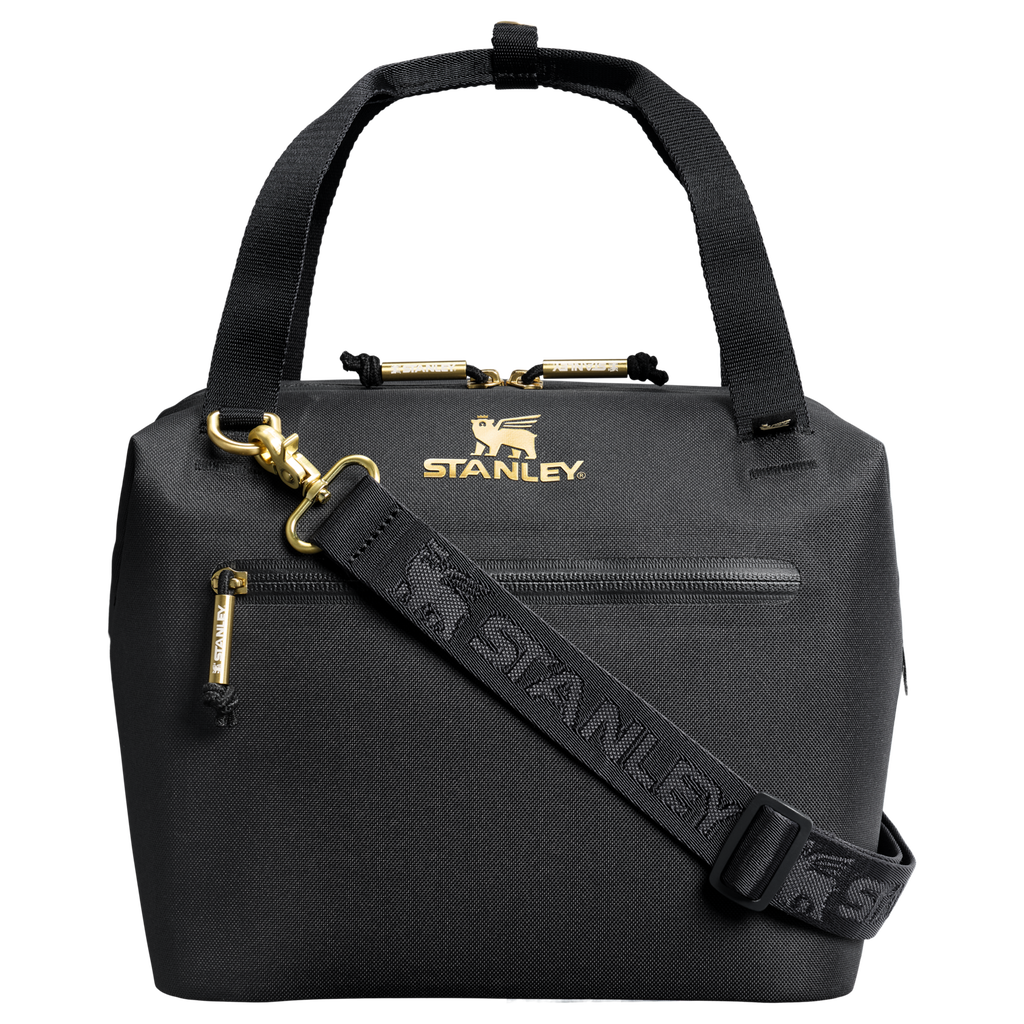 Premium All-Weather The All Day Julienne Mini Cooler D052R - Leak-Proof Insulated Mini Cooler Bag for Lunch - Black Honey