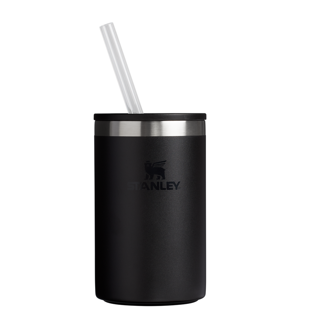 Ice-Retention The Everyday Can Cooler Cup D064R - Heavy-Duty Ice-Retention Food & Beverage Carrier - Black 2.0
