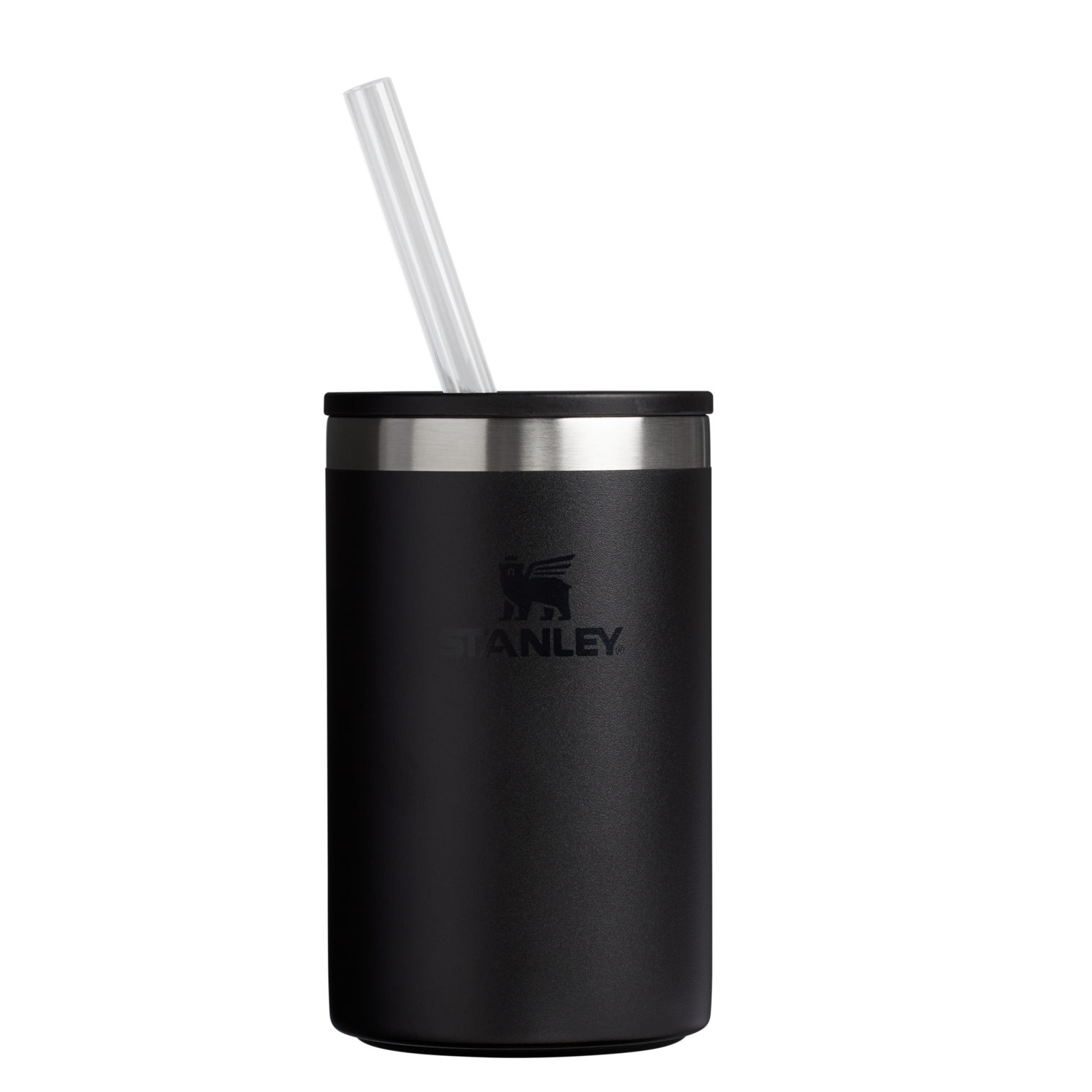 Premium All-Weather The Everyday Can Cooler Cup | Stanley Create D313H - Heavy-Duty Ice-Retention Food & Beverage Carrier - Black 2.0