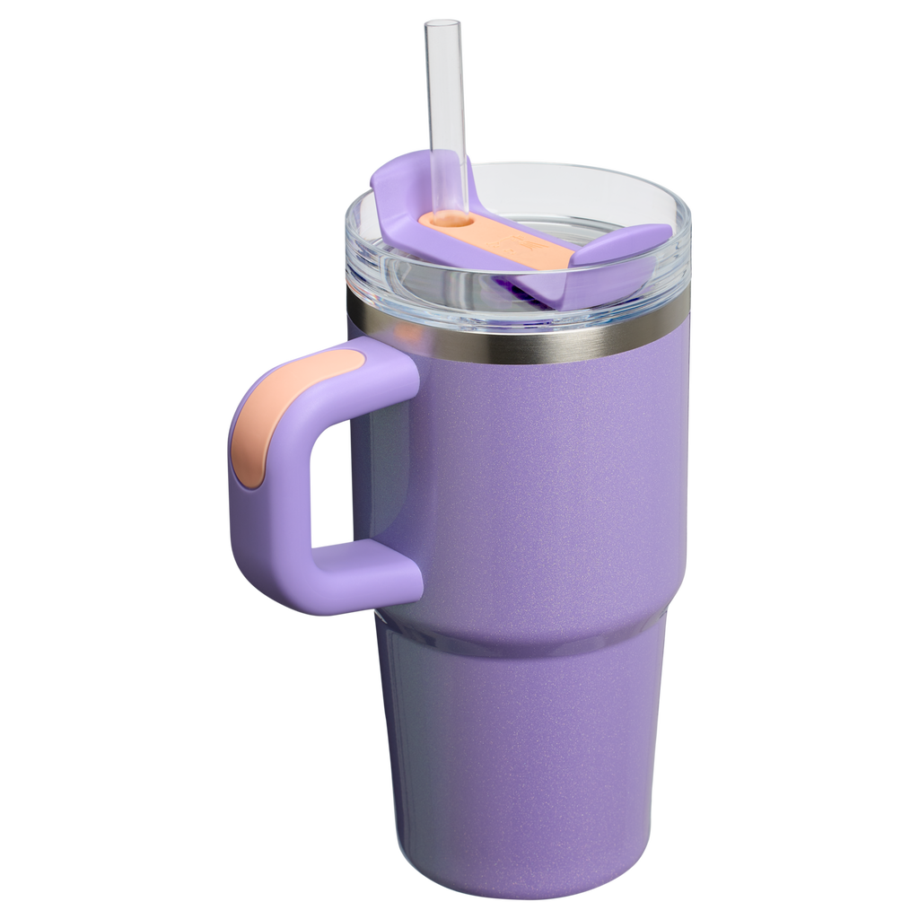 Splash-Resistant FlowState The Quencher H2.O Flowstate Tumbler with Handle | Stanley Create D309N - Premium Stainless Steel Straw Cup for All-Day Hydration Detail