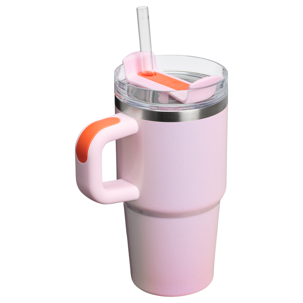 Splash-Resistant FlowState The Quencher H2.O Flowstate Tumbler with Handle | Stanley Create D309N - Premium Stainless Steel Straw Cup for All-Day Hydration Detail