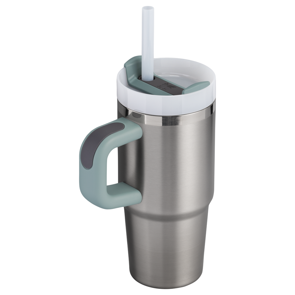 Insulated Travel The Quencher H2.O Flowstate Tumbler | Stanley Create D291F - 40oz Large Capacity Car-Cup Friendly Quencher Detail