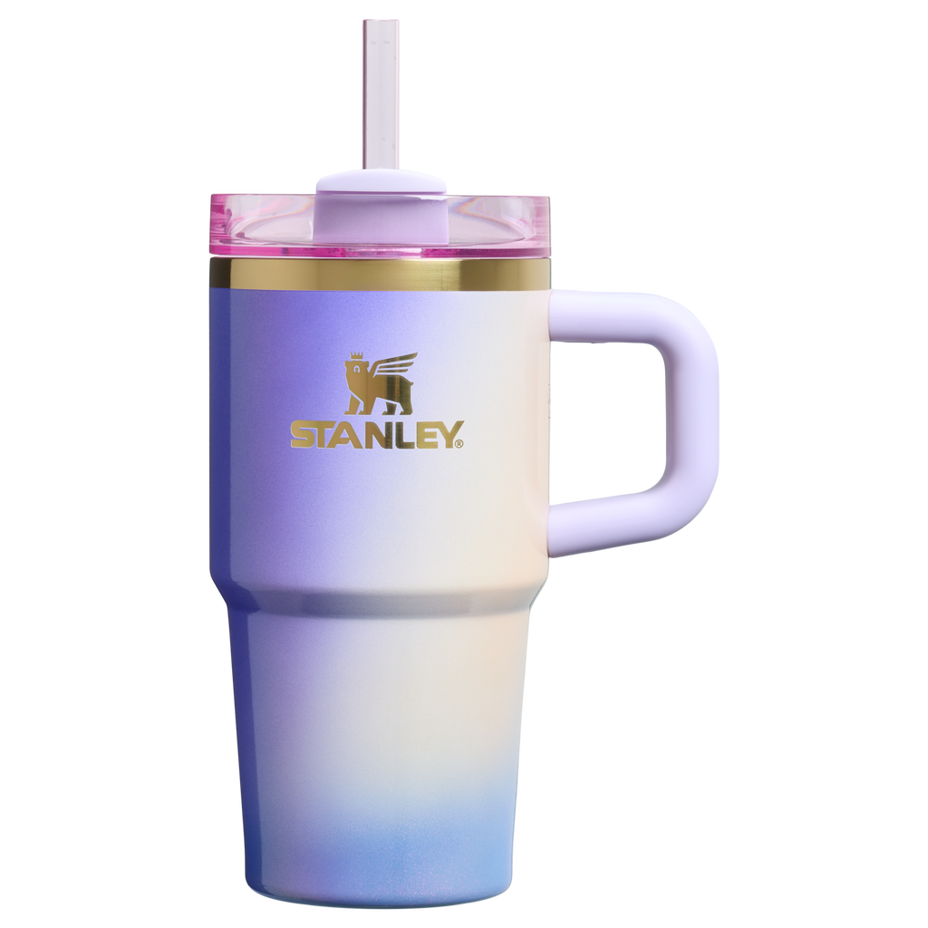 Splash-Resistant FlowState The Wicked for Good Quencher H2.0 Flowstate Tumbler D247R - Double-Wall Vacuum Insulated Travel Tumbler with Straw - Glinda For Good