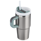 Splash-Resistant FlowState The Quencher H2.O Flowstate Tumbler with Handle | Stanley Create D309N - Premium Stainless Steel Straw Cup for All-Day Hydration Detail