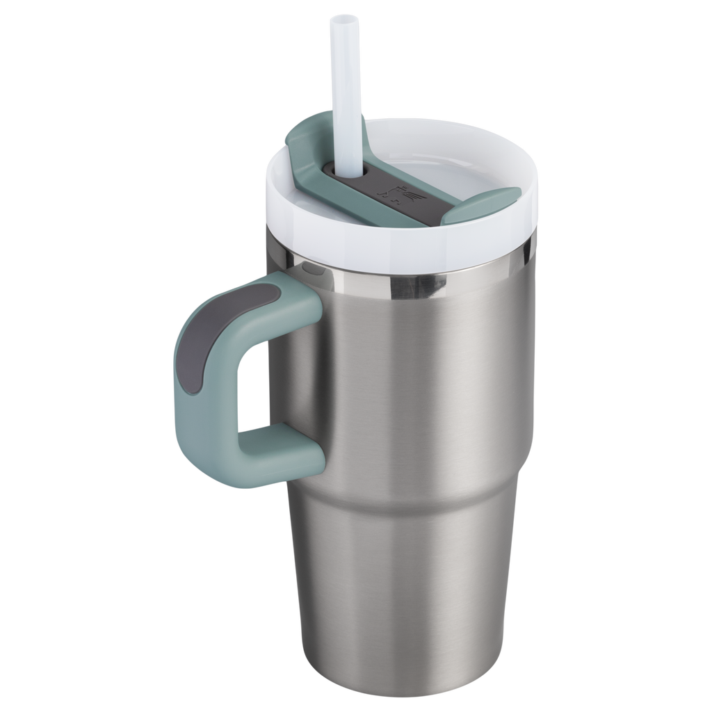 Splash-Resistant FlowState The Quencher H2.O Flowstate Tumbler | Stanley Create D274S - 40oz Large Capacity Car-Cup Friendly Quencher Detail