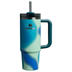 Splash-Resistant FlowState The Quencher H2.0 Flowstate Tumbler D051L - Double-Wall Vacuum Insulated Travel Tumbler with Straw Detail