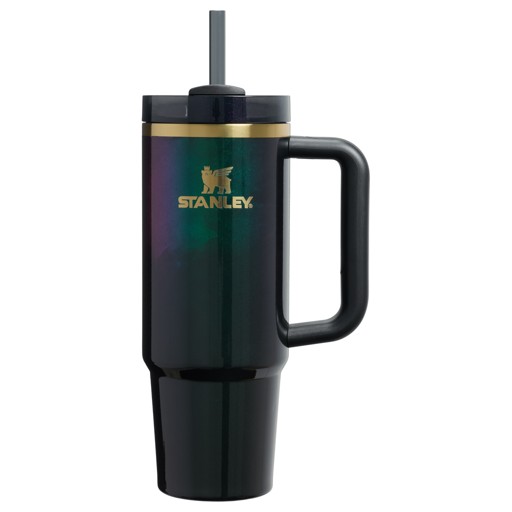 Double-Wall Vacuum The Wicked for Good Quencher H2.0 Flowstate Tumbler D246P - 40oz Large Capacity Car-Cup Friendly Quencher - Elphaba For Good