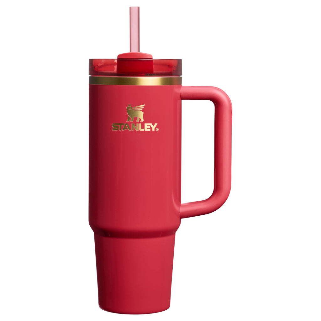 Car-Cup Friendly The Cheers & Cheer Quencher H2.0 Flowstate Tumbler D189S - Premium Stainless Steel Straw Cup for All-Day Hydration - Holly Berry Gloss
