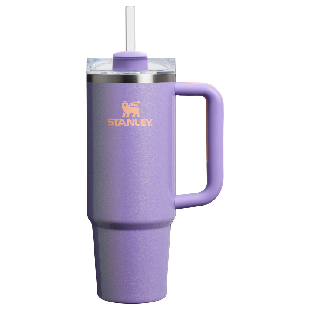 Splash-Resistant FlowState The Quencher H2.0 Flowstate Tumbler D051L - Double-Wall Vacuum Insulated Travel Tumbler with Straw Detail
