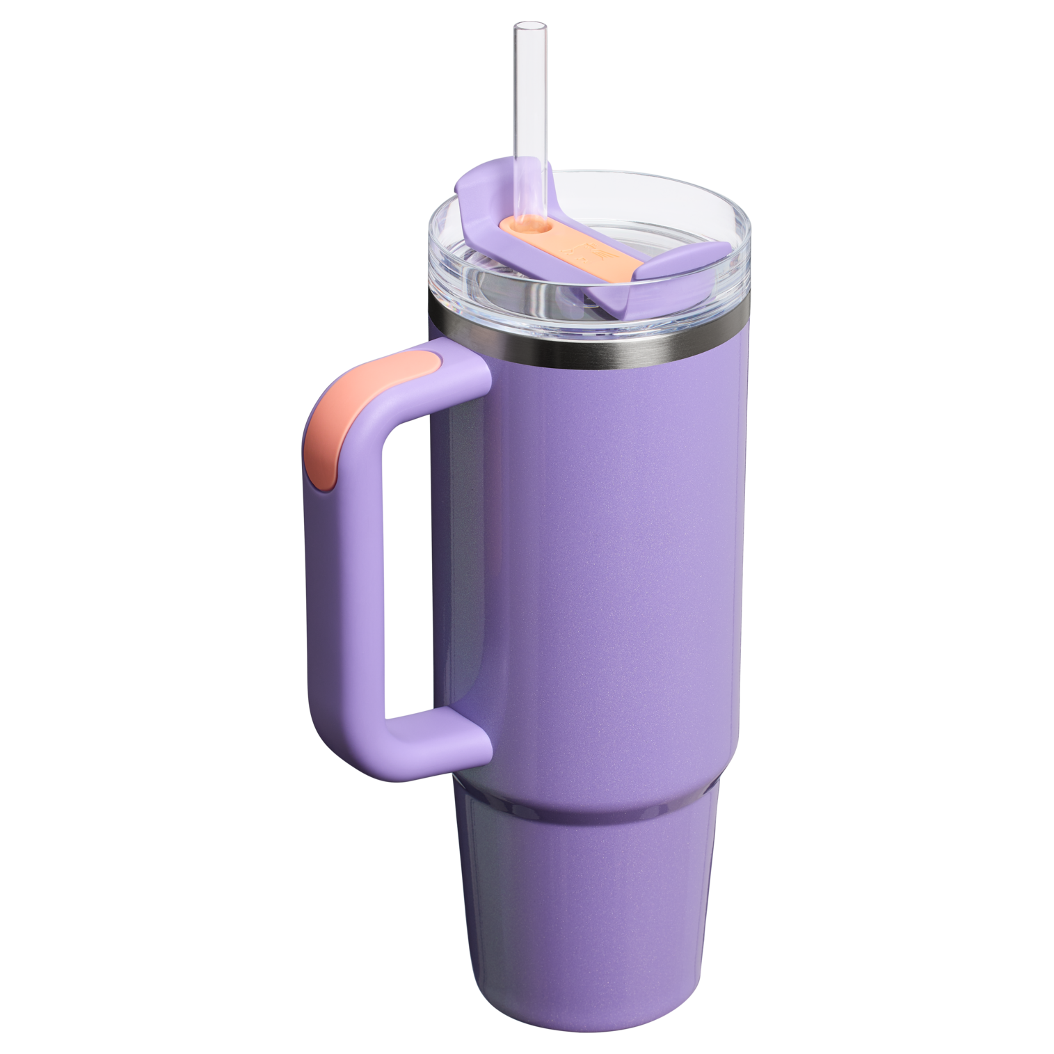 Splash-Resistant FlowState The Quencher H2.0 Flowstate Tumbler D051L - Double-Wall Vacuum Insulated Travel Tumbler with Straw Detail