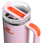 Splash-Resistant FlowState The Quencher H2.0 Flowstate Tumbler D051L - Double-Wall Vacuum Insulated Travel Tumbler with Straw Detail