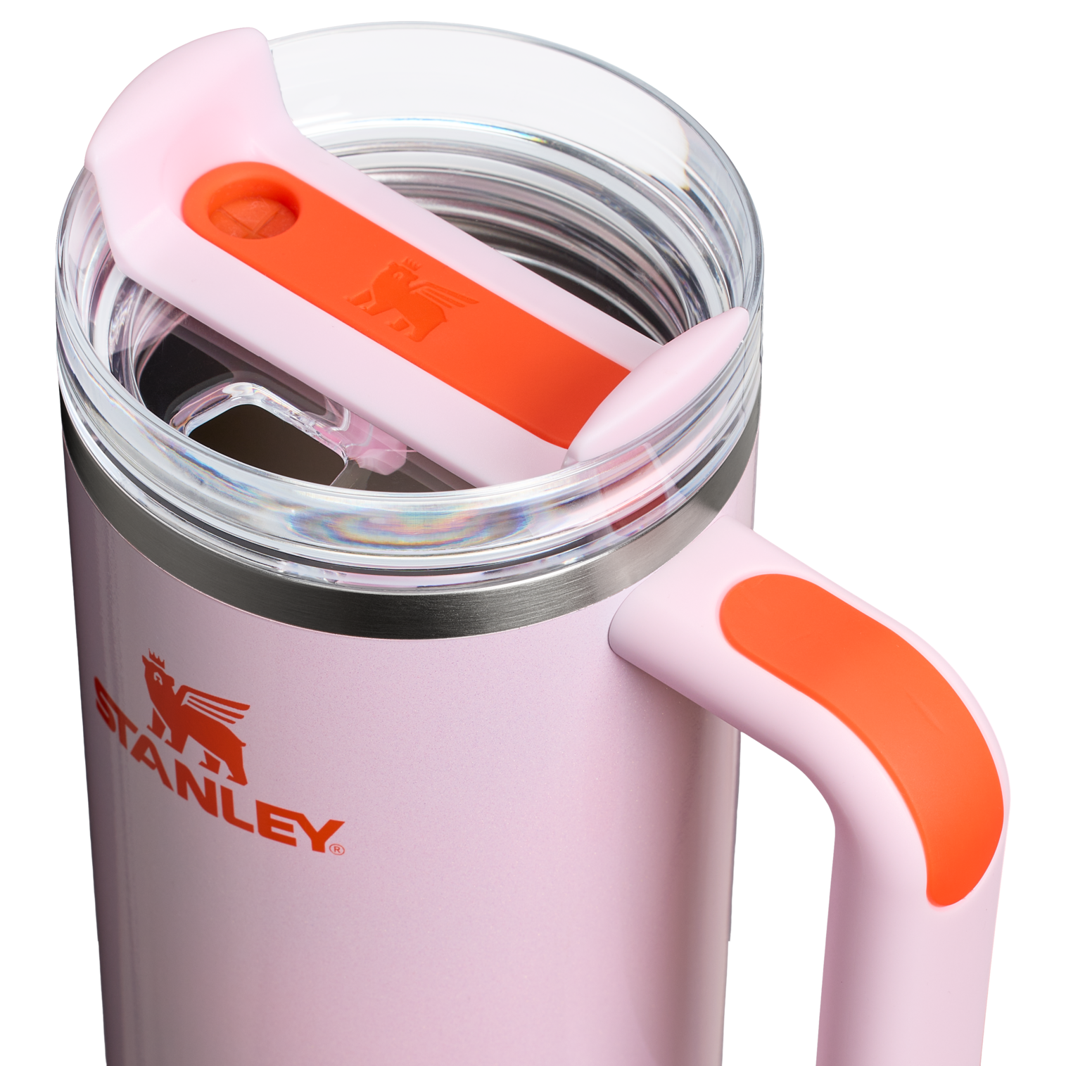 Splash-Resistant FlowState The Quencher H2.0 Flowstate Tumbler D051L - Double-Wall Vacuum Insulated Travel Tumbler with Straw Detail