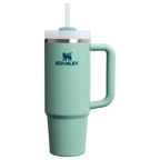 Double-Wall Vacuum The Quencher H2.0 Flowstate Tumbler | Stanley Create D331C - FlowState 3-Position Lid Insulated Travel Mug - Spring Green