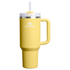 Large Capacity The Quencher H2.0 Flowstate Tumbler D050X - Double-Wall Vacuum Insulated Travel Tumbler with Straw - Daffodil