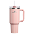 Large Capacity The Quencher H2.0 Flowstate Tumbler D342C - FlowState 3-Position Lid Insulated Travel Mug - Peach Rose Picnic Stripe