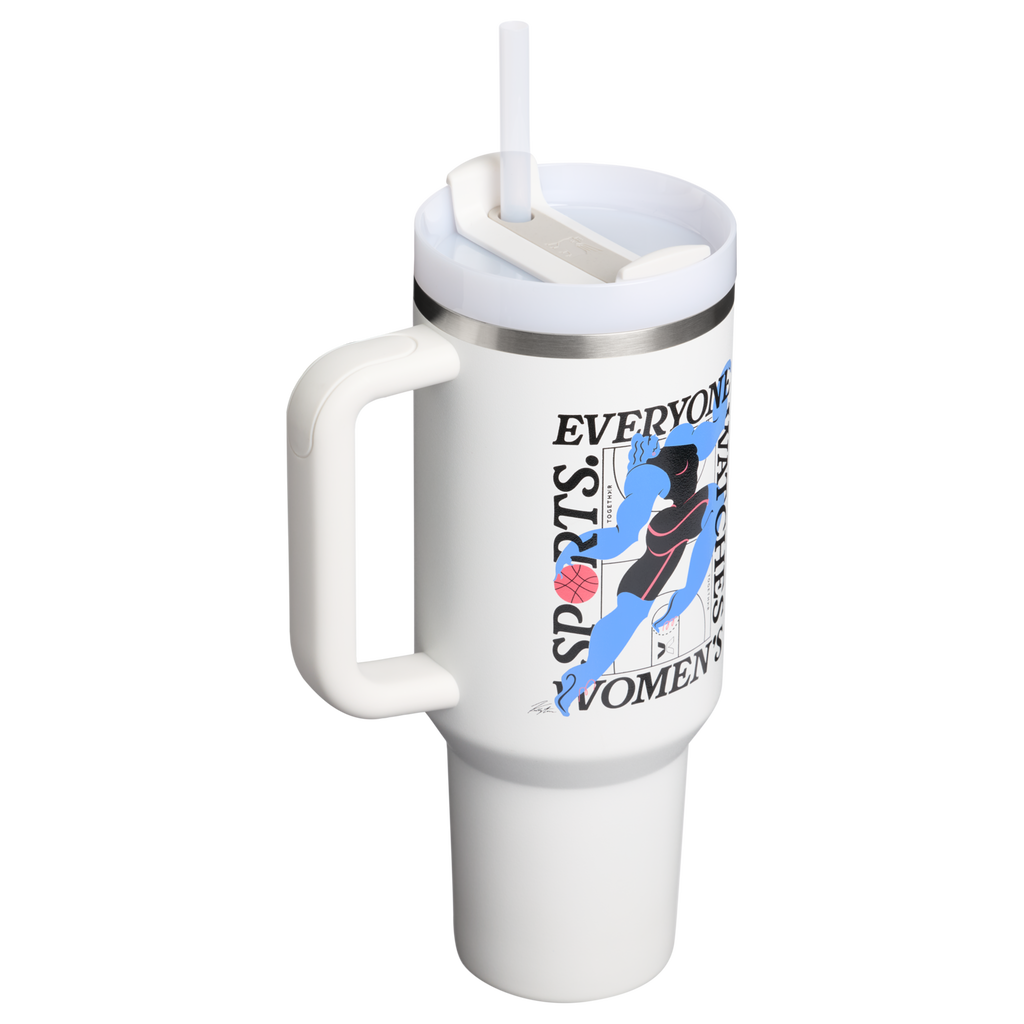 Car-Cup Friendly The Quencher H2.0 Flowstate Tumbler D340Y - Premium Stainless Steel Straw Cup for All-Day Hydration Detail