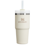 Insulated Travel The Quencher H2.0 Flowstate Tumbler D214X - Premium Stainless Steel Straw Cup for All-Day Hydration - Cream 2.0
