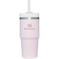 Insulated Travel The Quencher H2.0 Flowstate Tumbler D214X - Premium Stainless Steel Straw Cup for All-Day Hydration - Rose Quartz 2.0