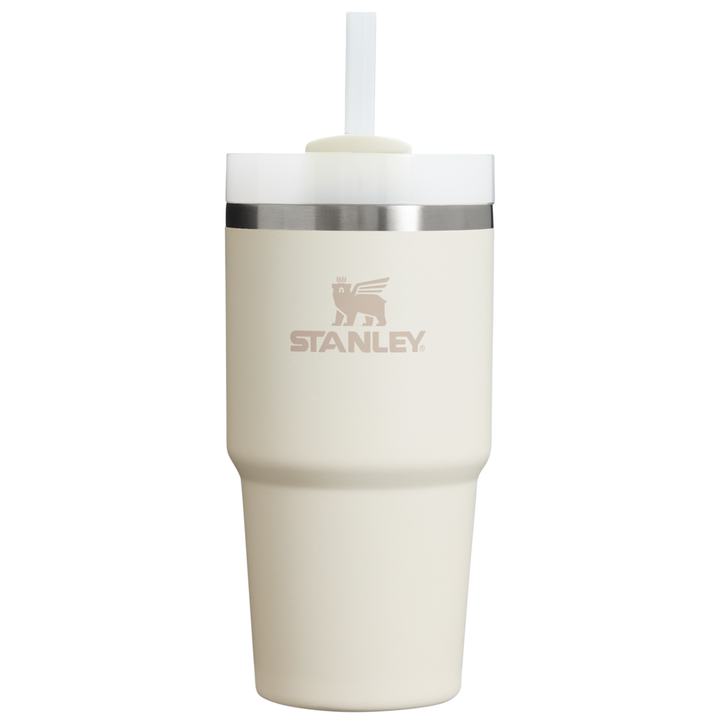Large Capacity The Quencher H2.0 Flowstate Tumbler | Stanley Create D330L - Double-Wall Vacuum Insulated Travel Tumbler with Straw Detail