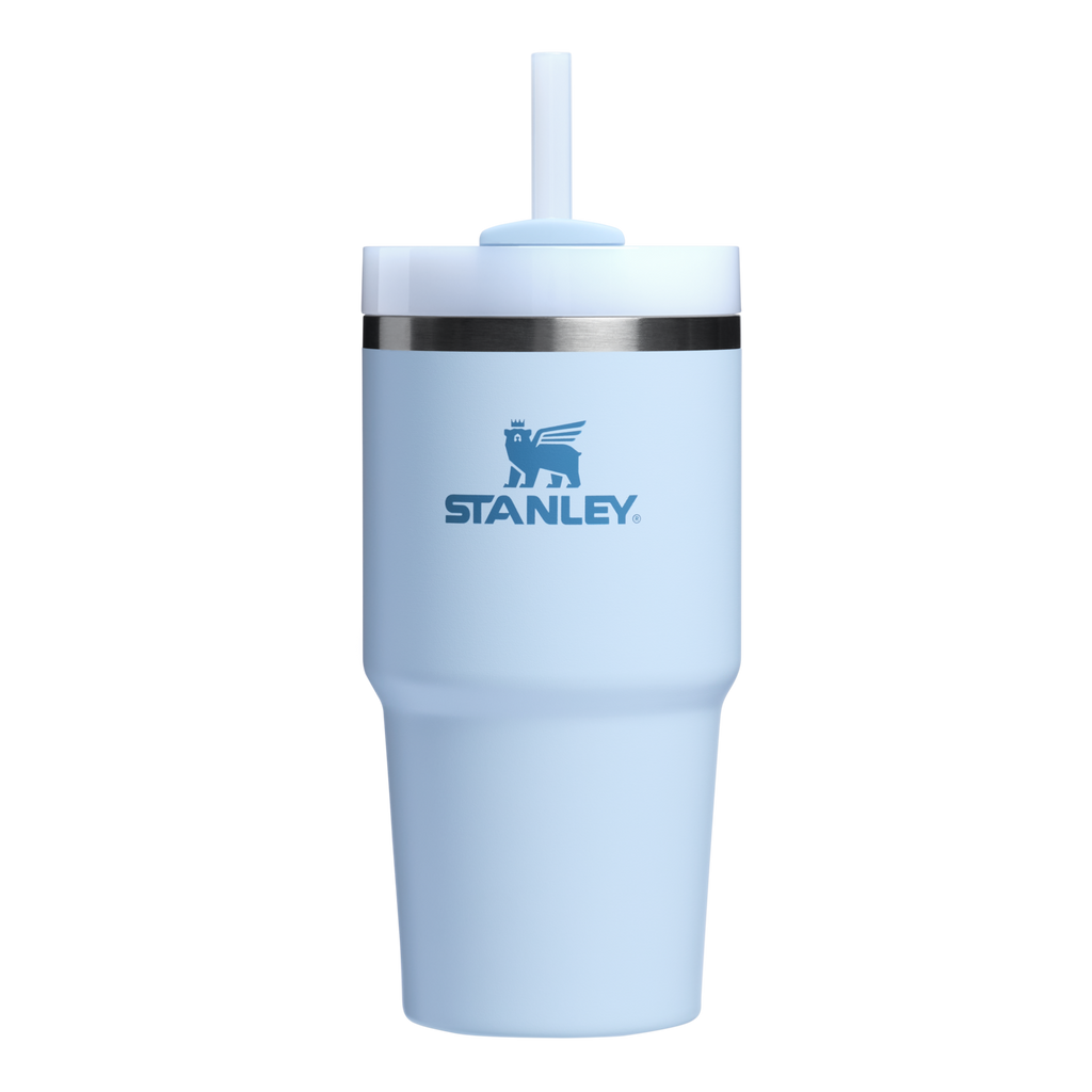 Large Capacity The Quencher H2.0 Flowstate Tumbler | Stanley Create D330L - Double-Wall Vacuum Insulated Travel Tumbler with Straw Detail