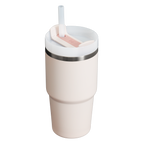 Large Capacity The Quencher H2.0 Flowstate Tumbler | Stanley Create D330L - Double-Wall Vacuum Insulated Travel Tumbler with Straw Detail