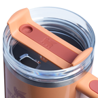Large Capacity The Quencher H2.0 Flowstate Tumbler D050X - Double-Wall Vacuum Insulated Travel Tumbler with Straw Detail