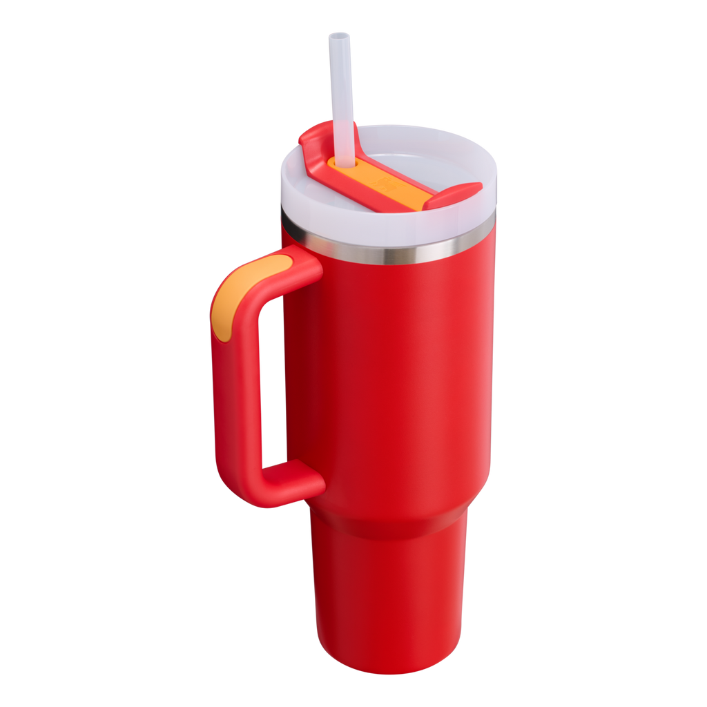 Large Capacity The Quencher H2.0 Flowstate Tumbler D050X - Double-Wall Vacuum Insulated Travel Tumbler with Straw Detail