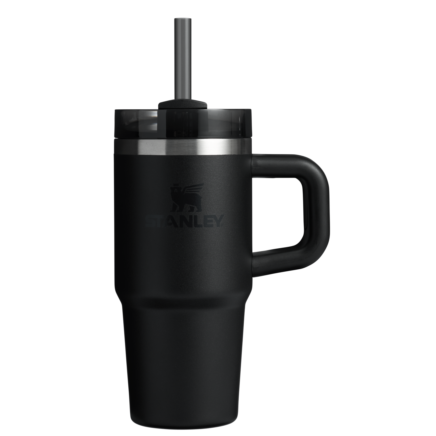 Insulated Travel The Quencher H2.O Flowstate Tumbler | Stanley Create D291F - 40oz Large Capacity Car-Cup Friendly Quencher - Black 2.0