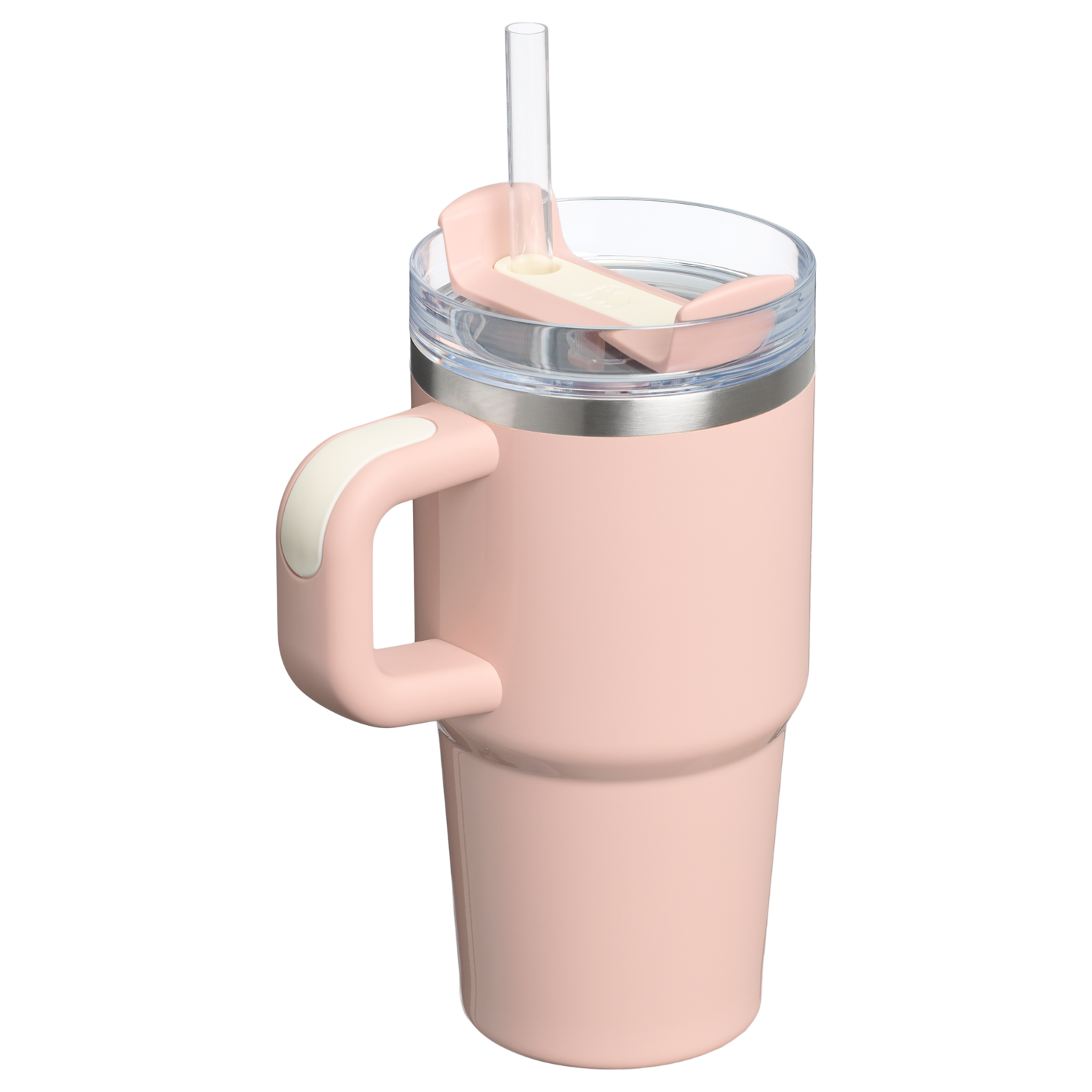 Splash-Resistant FlowState The Quencher H2.O Flowstate Tumbler with Handle | Stanley Create D309N - Premium Stainless Steel Straw Cup for All-Day Hydration Detail