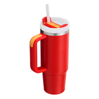 Double-Wall Vacuum The Quencher H2.0 Flowstate Tumbler | Stanley Create D331C - FlowState 3-Position Lid Insulated Travel Mug Detail