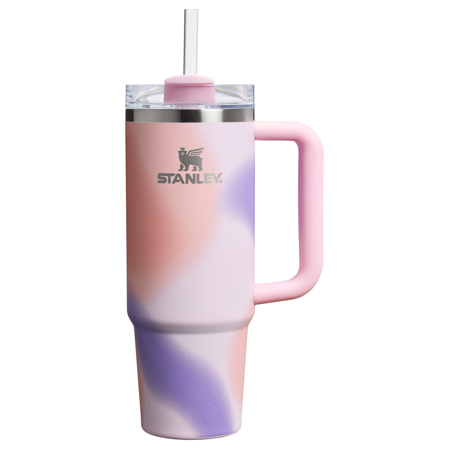 Splash-Resistant FlowState The Quencher H2.0 Flowstate Tumbler D051L - Double-Wall Vacuum Insulated Travel Tumbler with Straw Detail