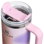 Splash-Resistant FlowState The Quencher H2.0 Flowstate Tumbler D051L - Double-Wall Vacuum Insulated Travel Tumbler with Straw Detail