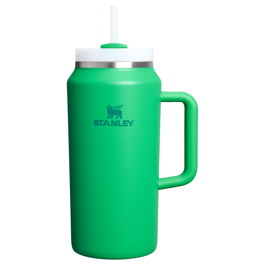 Splash-Resistant FlowState The Quencher H2.0 Flowstate Tumbler D365U - Double-Wall Vacuum Insulated Travel Tumbler with Straw - Meadow