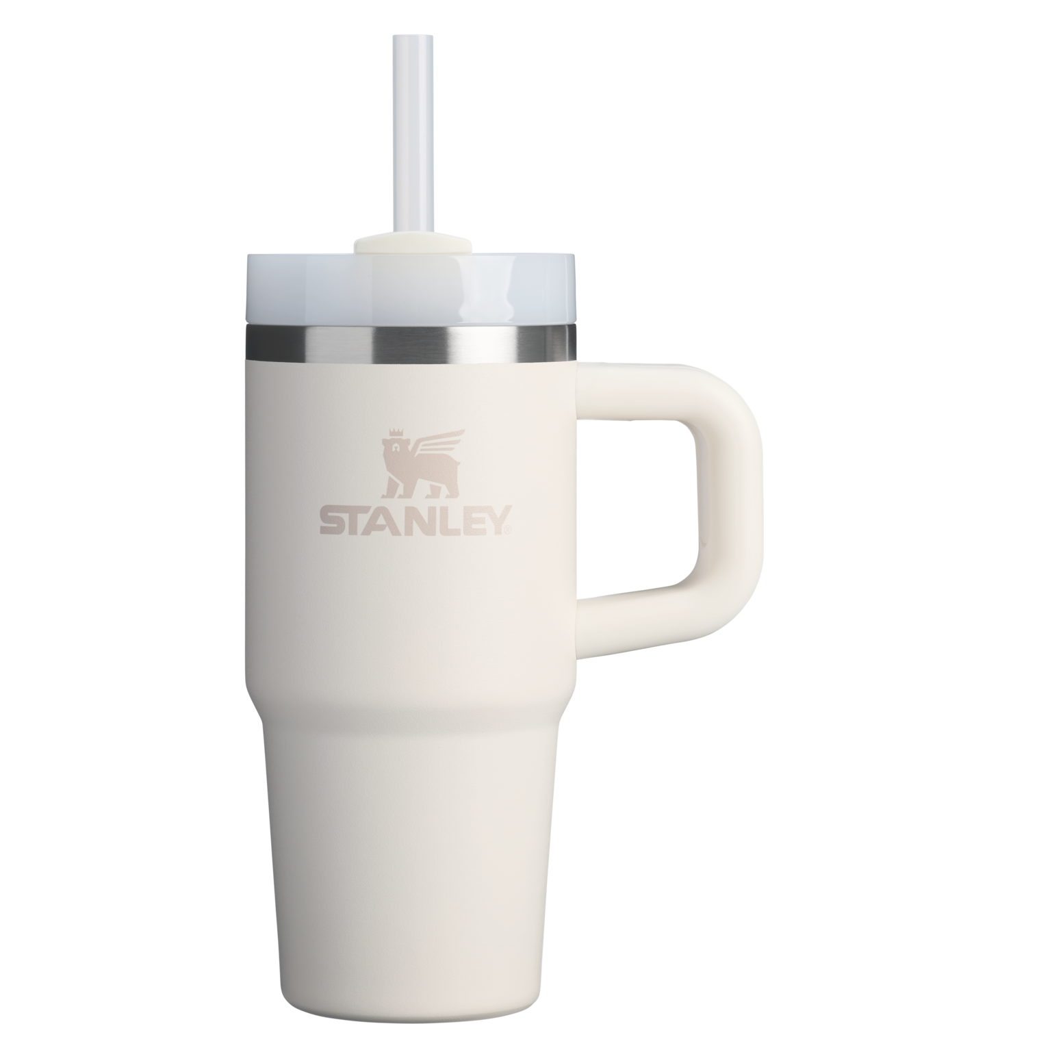 Insulated Travel The Quencher H2.O Flowstate Tumbler | Stanley Create D291F - 40oz Large Capacity Car-Cup Friendly Quencher - Cream 2.0
